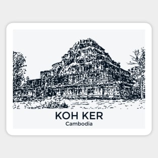 Koh Ker - Cambodia Sticker